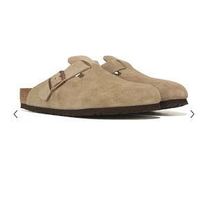 NIB Birkenstock Boston Taupe Sz 40